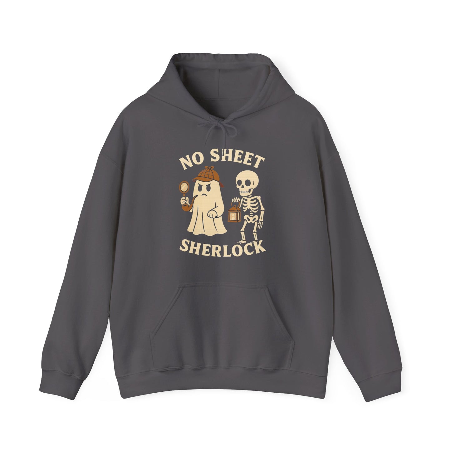 Halloween Hoodie - No Sheet Sherlock, “Elementary, my dear… it’s Halloween!” A clever hoodie that brings laughs, style, and cozy warmth to your spooky season.