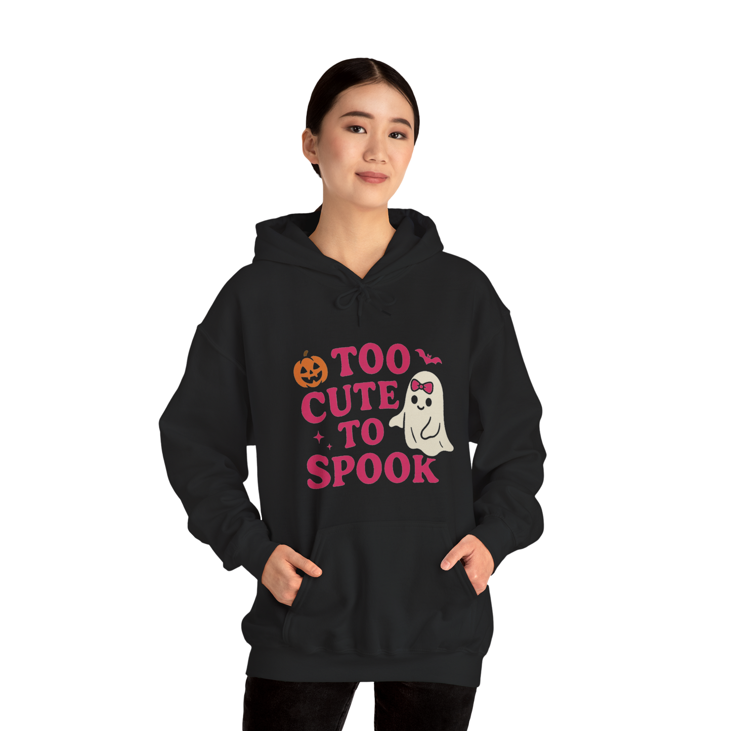 Too Cute to Spook Hoodie| Too cute to spook, too cozy to take off – Stay warm, stylish, and adorable all season long